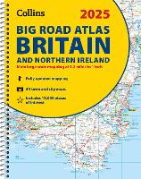 2025 Collins Big Road Atlas Britain and Northern Ireland: A3 Spiral